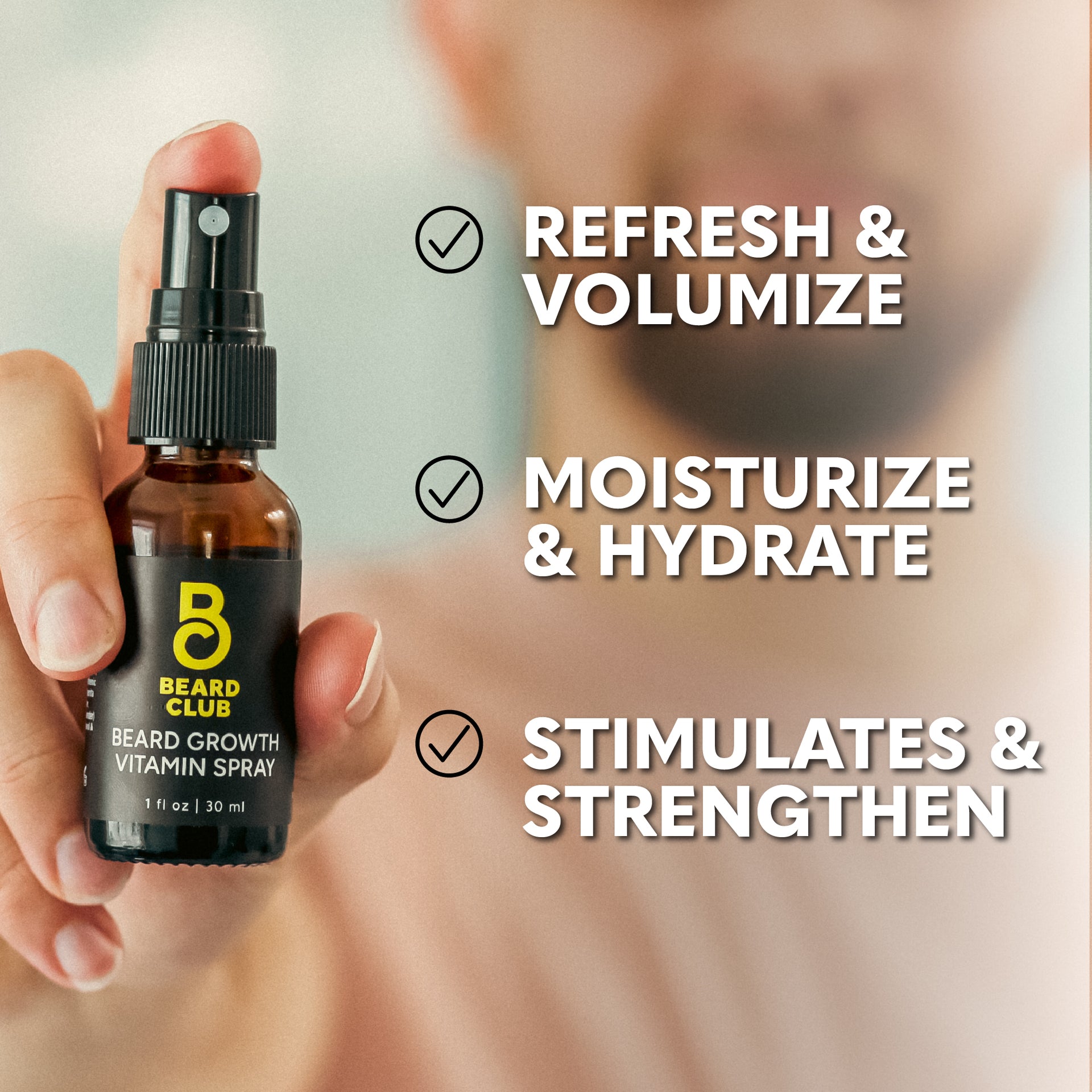 Beard Growth Vitamin Spray