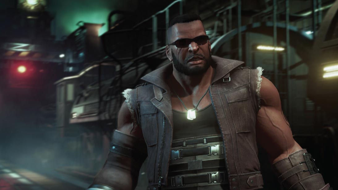bearded Barret Wallace character