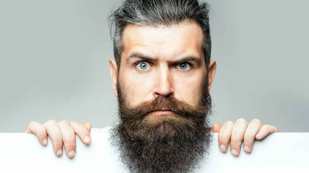 man with thick beard