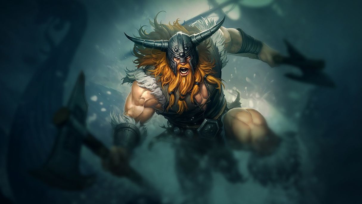 bearded Olaf character 