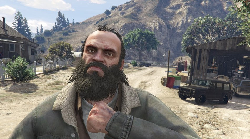 bearded trevor philipps character