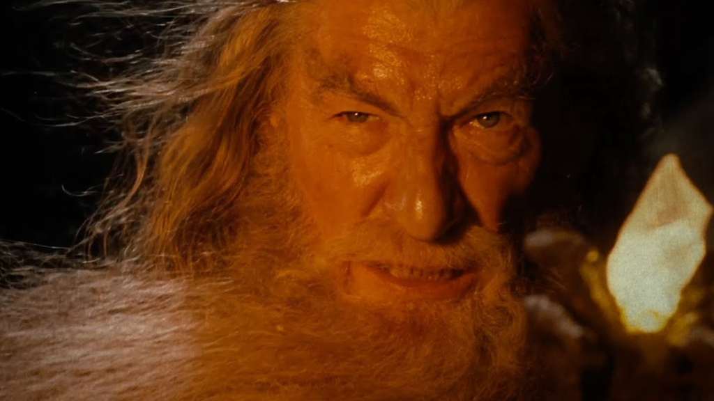 Wizard with long white beard