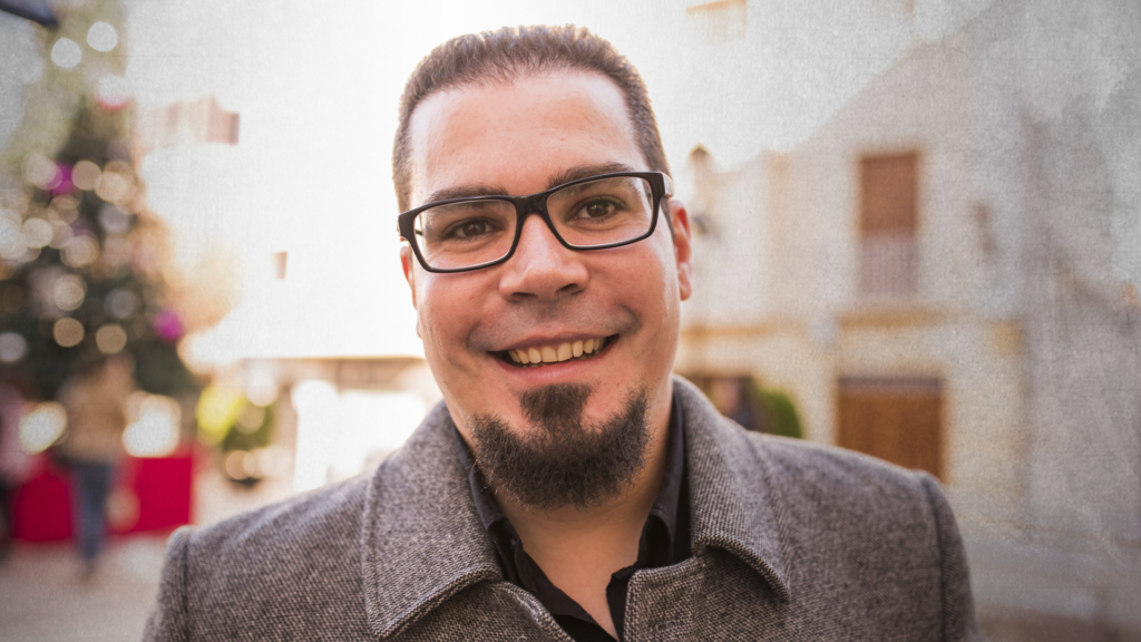 Man in suit with goatee